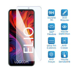 Verre Flexible Dureté 9H pour Smartphone Logicom Elio (Pack x2)