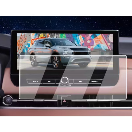 Protection d'écran en Verre Flexible pour Mitsubishi Outlander 12,3 Pouces Écran de Navigation 2025
