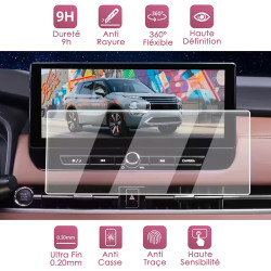 Protection d'écran en Verre Flexible pour Mitsubishi Outlander 12,3 Pouces Écran de Navigation 2025