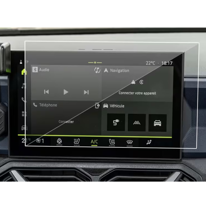 Protection d'écran en Verre Flexible pour Dacia Duster / Spring 10.1" 2024-2025