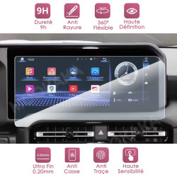 Protection d'écran en Verre Flexible pour TOYOTA Land Cruiser Prado J250 LC250 Ecran 12,3 pouces