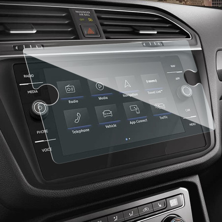Protection d'écran en Verre Flexible pour VOLKSWAGEN Atlas SE SEL R-Line de 2021 à 2024 (8 pouces)