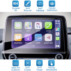 Protection d'écran en Verre Flexible pour Ford Escape Puma, Ecosport, Kuga et Fiesta MK8 - 2022-24 - 8 Pouces