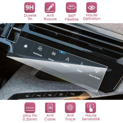 Protection d'écran en Verre Flexible pour PEUGEOT E-3008 E-5008 GT 2024 2025 écran de climatisation
