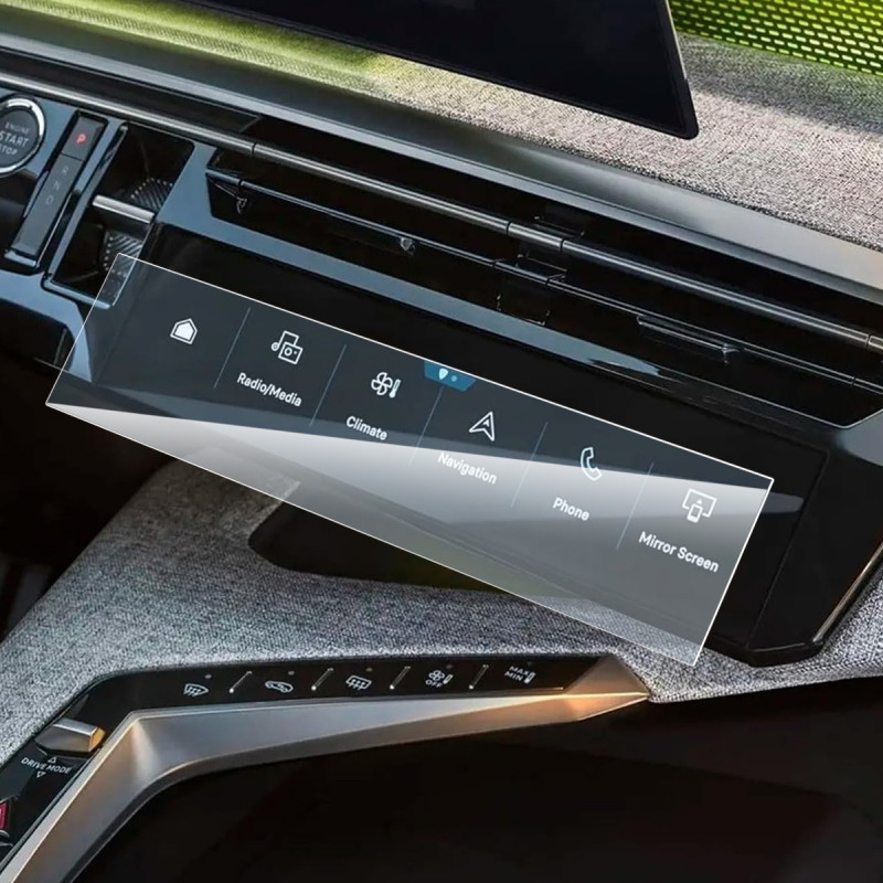 Protection d'écran en Verre Flexible pour PEUGEOT E-3008 E-5008 GT 2024 2025 écran de climatisation