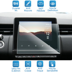 Protection d'écran en Verre Flexible pour RENAULT Zoe/Clio 5 Easylink/Captur Mk2 (7 pouces)