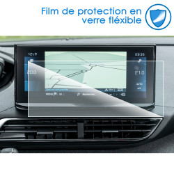 Protection d'écran en Verre Flexible pour Peugeot 208 e-208 2008 e-2008 (GT/GT Line/Premium/Active) 2023-2025 10 pouces