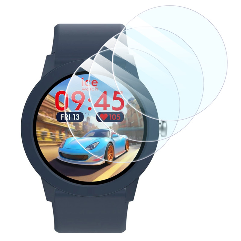 [Pack x3] Protection d'écran en Verre Trempé Dureté 9H pour Montre Connectée ICE Smart Junior RD 3.0 Ronde Find MY (39 mm)