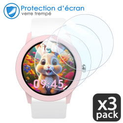 [Pack x3] Protection d'écran en Verre Trempé Dureté 9H pour Montre Connectée ICE Smart Junior RD 3.0 Ronde Find MY (39 mm)