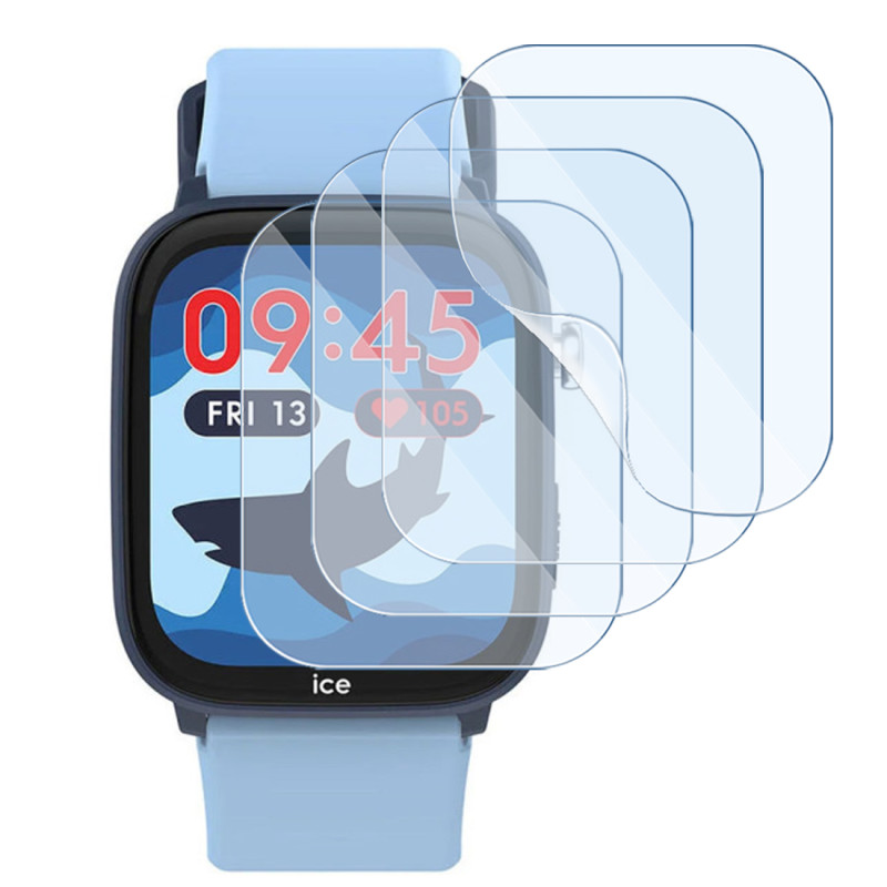 [Pack x4] Film de Protection Écran Compatible pour ICE Smart Junior 3.0 (Apple watch Series 10 46mm souple)