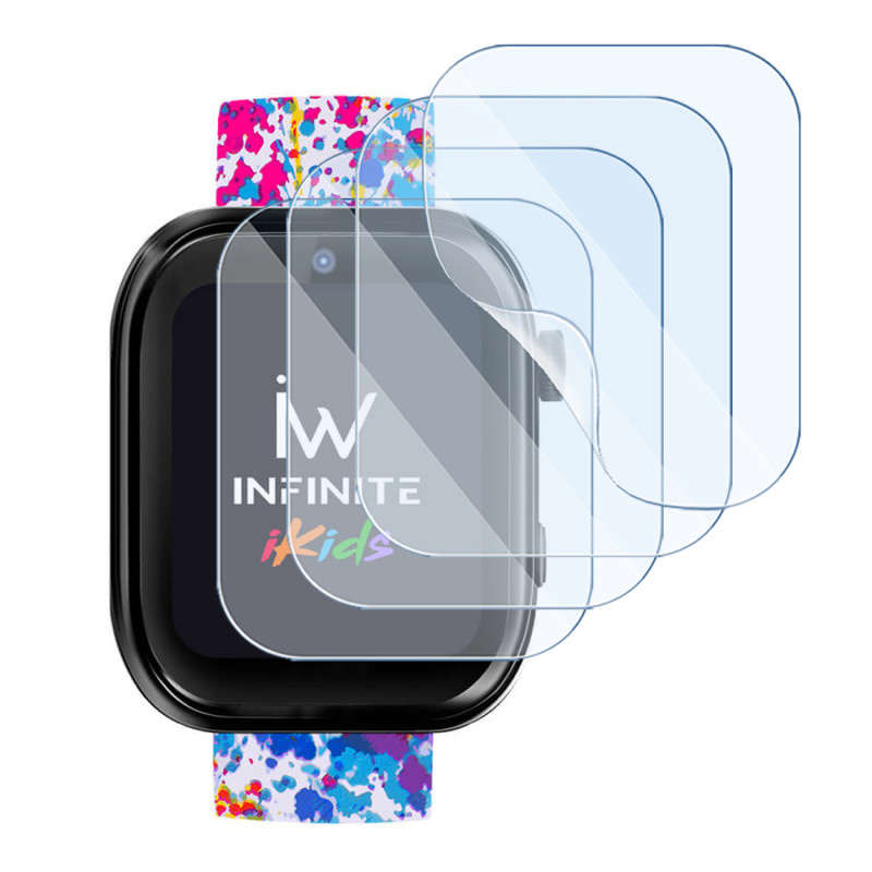 [Pack x4] Film de Protection Écran Compatible pour Infinite Watch IKIDS 5 (Apple watch Series Ultra/49mm souple)