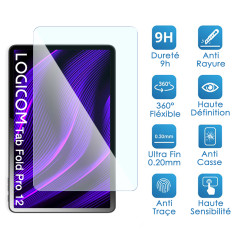 Protection en Verre Flexible pour Tablette LOGICOM Tab Fold 12 Pro (12 pouces)