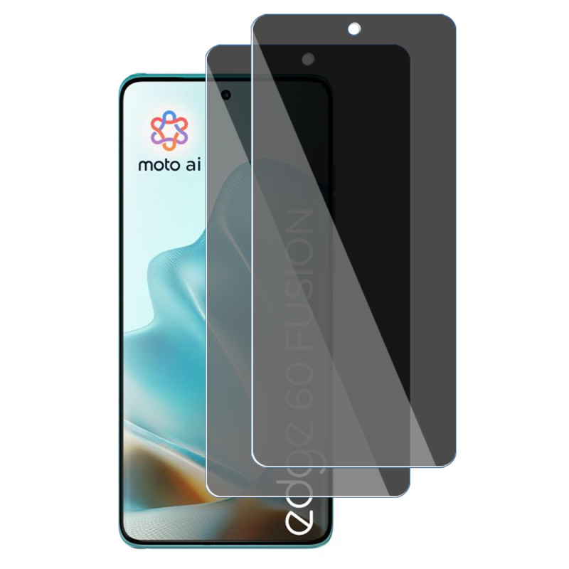 Protection Anti-Espion en Verre Flexible pour Smartphone Motorola Edge 60 Fusion (Pack x2)