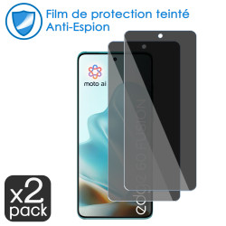 Protection Anti-Espion en Verre Flexible pour Smartphone Motorola Edge 60 Fusion (Pack x2)