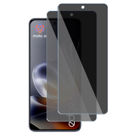 Protection Anti-Espion en Verre Flexible pour Smartphone Motorola Edge 60 Neo (Pack x2)