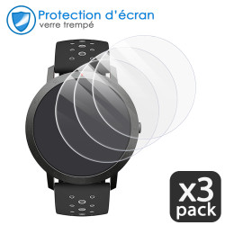 [Pack x3] Protection d'écran en Verre Trempé Dureté 9H pour Montre Connectée Polar Pacer (40mm)
