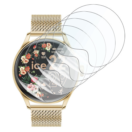 [Pack x6] Film de Protection Écran souple pour Ice-Watch - ICE smart 2.0 - Montre connectée ronde (1,20 pouces) (envoyer 35mm)