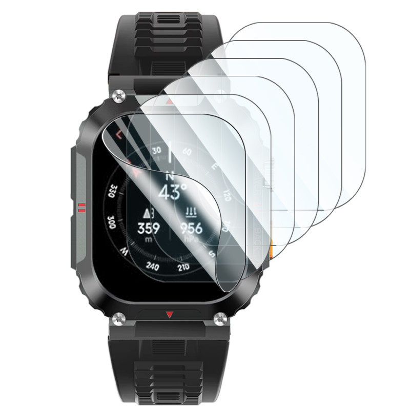 [Pack x6] Film de Protection Écran pour IOWODO Montre Connectée Homme 2025 2,01" (Apple watch Series 4/5/6 44mm)