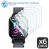 [Pack x6] Film de Protection Écran pour DECATHLON Montre connectée sport GPS Fit100 M (Apple watch Series 10 46mm)
