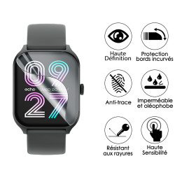 [Pack x6] Film de Protection Écran pour Montre Connectée ECHO RAINBOW Pro S 1.96" (Apple watch Series Ultra/49mm)
