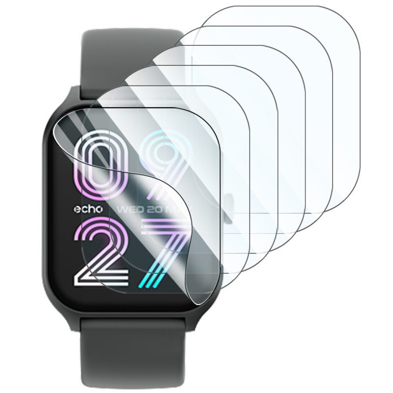 [Pack x6] Film de Protection Écran pour Montre Connectée ECHO RAINBOW Pro S 1.96" (Apple watch Series Ultra/49mm)
