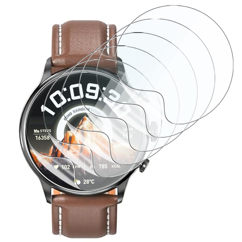 [Pack x6] Film de Protection Écran pour Montre Connectée ECHO Rainbow Voyager (envoyer 43mm)