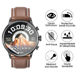 [Pack x6] Film de Protection Écran pour Montre Connectée ECHO Rainbow Voyager (envoyer 43mm)