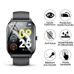 [Pack x6] Film de Protection Écran pour CASCHO Montre Connectée 1.85"