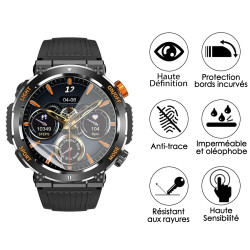 [Pack x6] Film de Protection Écran pour DREMAC Montre Connectée Homme 1.43"