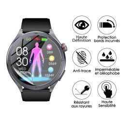 [Pack x6] Film de Protection Écran pour YUPENG IA Montre Connectée Homme  1.53 pouces