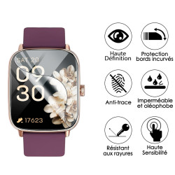 [Pack x6] Film de Protection Écran pour Montre Connectée AEAC Homme Femme 1,85"