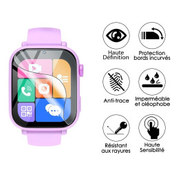 [Pack x6] Film de Protection Écran pour Montre Connectée Enfant Ucani (1,57 pouces)