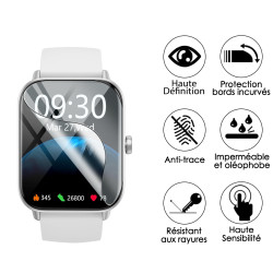 [Pack x6] Film de Protection Écran pour Montre Connectée Fitpolo (1,8 pouces)
