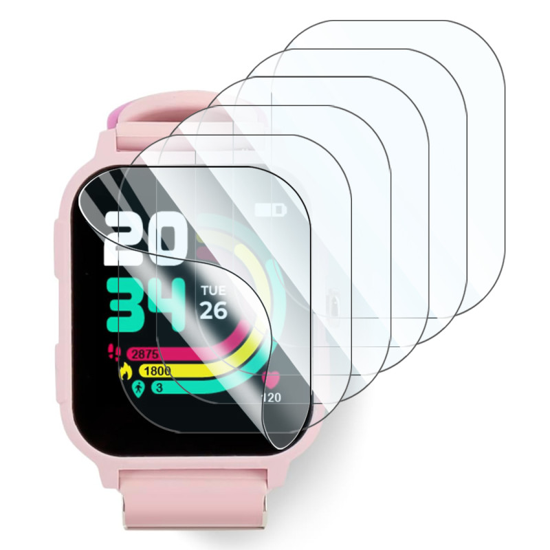 [Pack x6] Film de Protection Écran pour Montre Connectée Enfant Kurio(1,72 pouces)