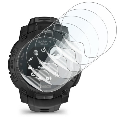 [Pack x6] Film de Protection Écran pour Montre Connectée Garmin Instinct 3 – 45 mm, Solar, Tactical Edition