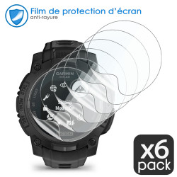 [Pack x6] Film de Protection Écran pour Montre Connectée Garmin Instinct 3 – 45 mm, Solar, Tactical Edition