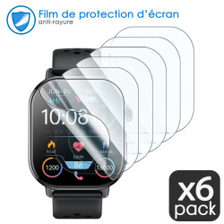 [Pack x6] Film de Protection Écran pour Montre Connectée Jugeman 2.06 pouces