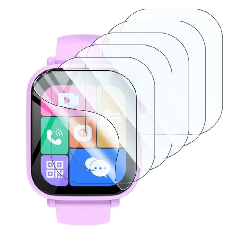 [Pack x6] Film de Protection Écran pour Montre Connectée Enfant YEDASAH 1,54 pouces