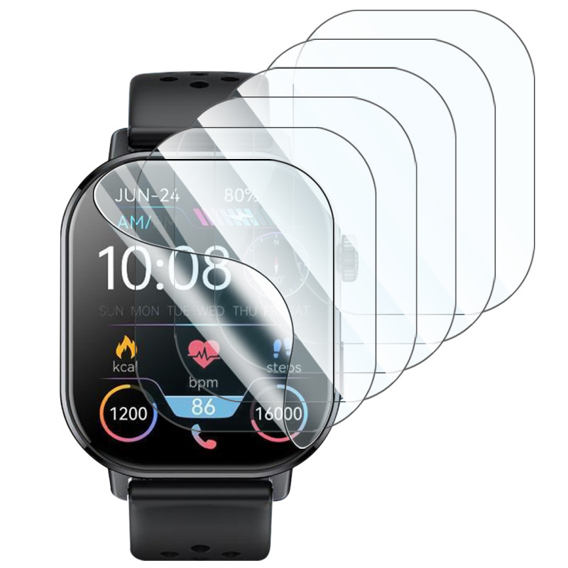 [Pack x6] Film de Protection Écran pour Montre Connectée Gydom 1.91 pouces