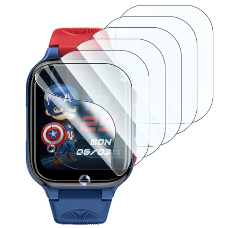 [Pack x6] Film de Protection Écran pour Montre Connectée Enfant ELEJAFE 1,54 pouces
