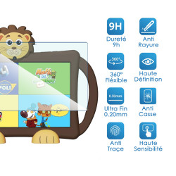Protection en Verre Flexible pour Tablette Enfant Logicom Logikids Buddy (8 pouces)
