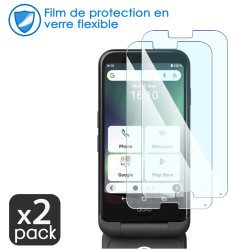 Verre Flexible Dureté 9H pour Smartphone Doro Aurora A20  (Pack x2)