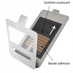 Etui S-View à clapet Universel M Couleur Blanc pour Archos Junior Phone