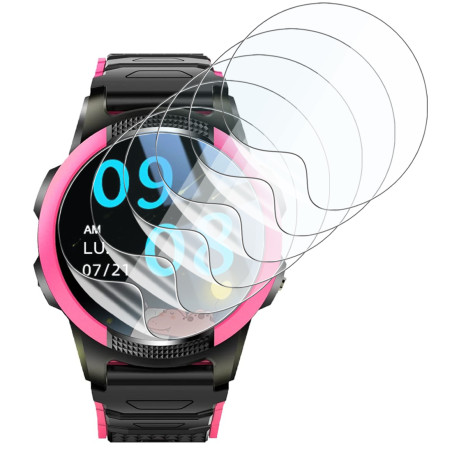 [Pack x6] Film de Protection Écran pour Montre Connectée Save Family Slim Ronde