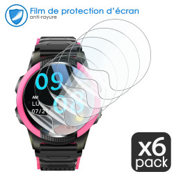 [Pack x6] Film de Protection Écran pour Montre Connectée Save Family Slim Ronde