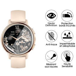 [Pack x6] Film de Protection Écran pour Montre Connectée Femme Denver SWC387RO