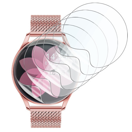 Envoyer 33mm [Pack x6] Film de Protection d'écran pour Montre connectée Lotus Smartime 50000