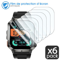 [Pack x6] Film de Protection Écran pour SUNKTA Montre Connectée  Militaire 2.01