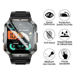 [Pack x6] Film de Protection Écran pour SUNKTA Montre Connectée  Militaire 2.01