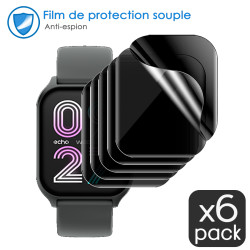 Film de Protection souple Anti-Espion pour ECG Montre Connectée  1.97"  (Pack x6)